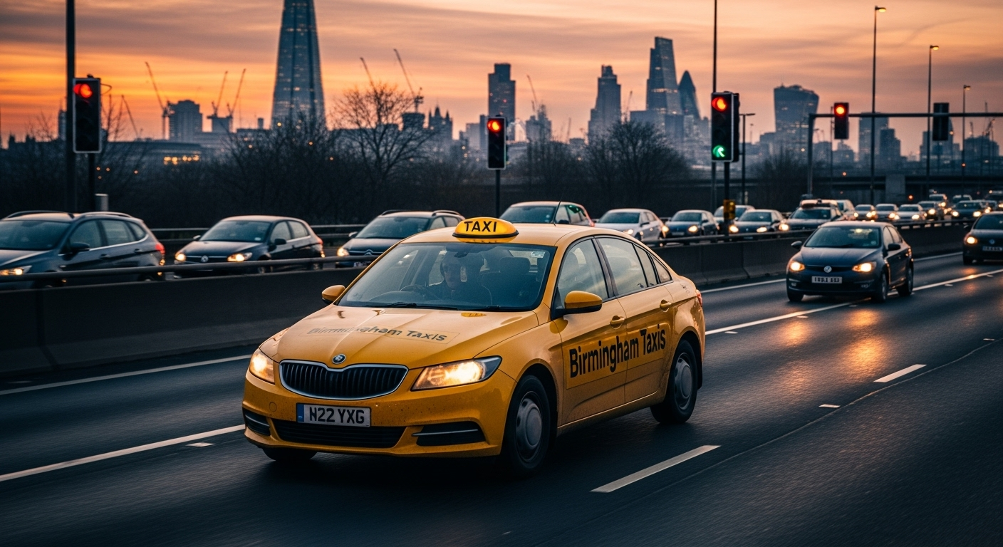 Taxi from Birmingham to Heathrow Airport
