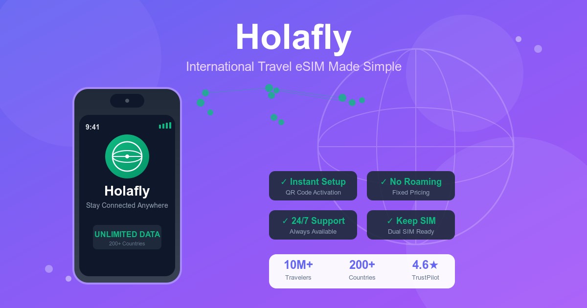 Holafly The Ultimate Guide to Hassle-Free International Travel Connectivity