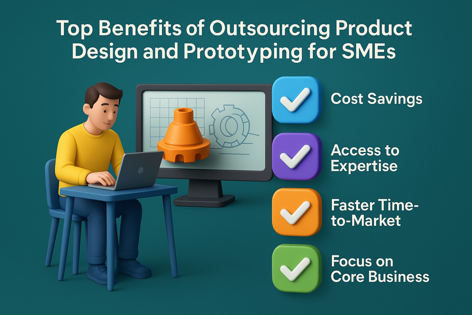 Top Benefits of Outsourcing Product Design and Prototyping for SMEs