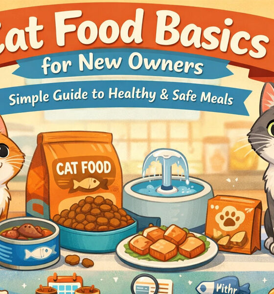 Cat Food Basics for New Cat Owners. A Simple Guide to Safe, Healthy Meals