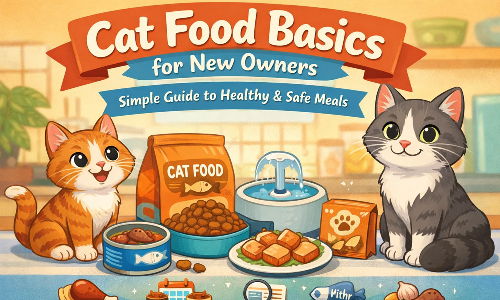 Cat Food Basics for New Cat Owners. A Simple Guide to Safe, Healthy Meals