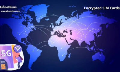encrypted SIM card protecting mobile communication from tracking