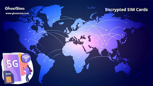 encrypted SIM card protecting mobile communication from tracking