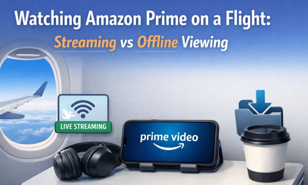Watching Amazon Prime on a Flight